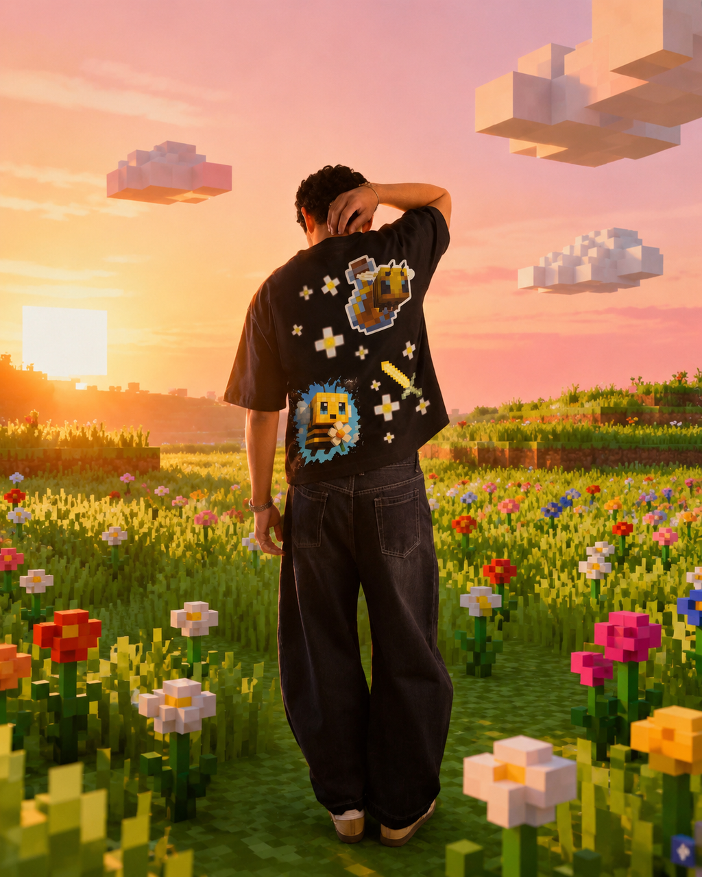 PIXELAT MINECRAFT BEES