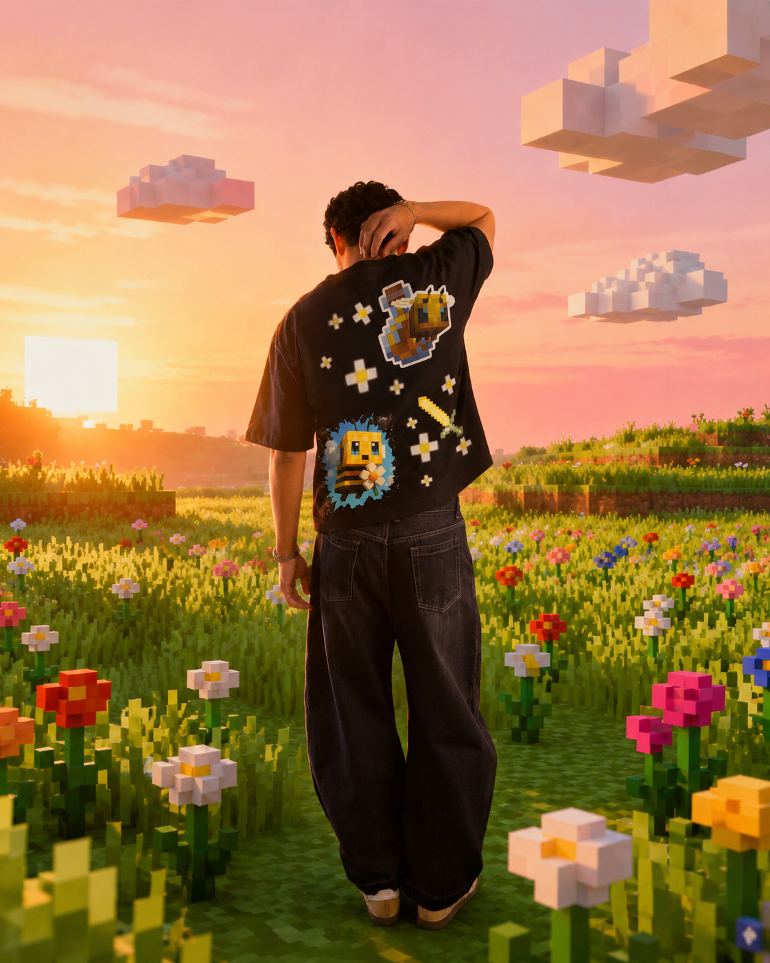 PIXELAT MINECRAFT BEES